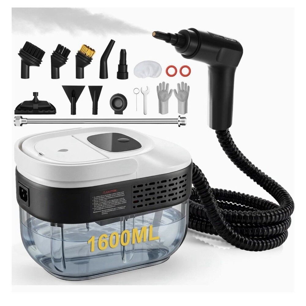 NEW Nowcamp Steam Cleaner 54 Oz Large Tank Handheld Steamer 20 Pcs Accessories